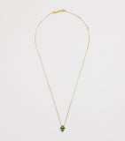 Suzanne Kalan diamond and emerald necklace in yellow gold, UK version
