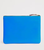 Comme des Garçons Super Fluo large leather pouch - British product