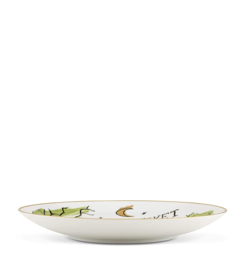 Ginori 1735 Fox Thicket Folly decorative plate 27cm - British product