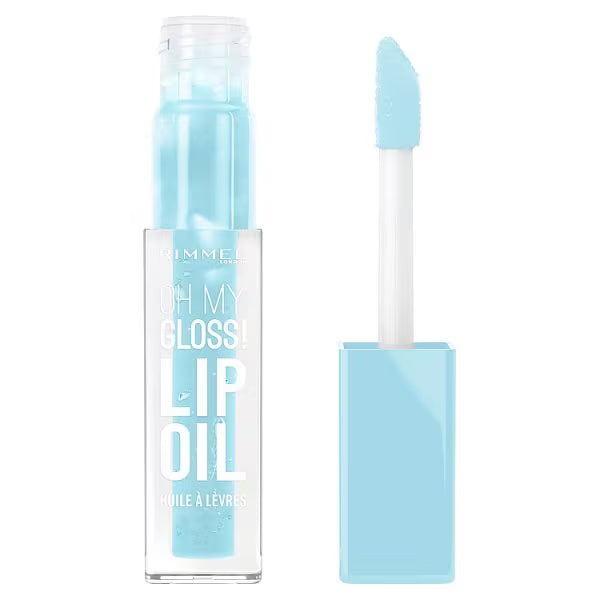 Rimmel Lip Oil 001 Pink Flush 4.5ml, imported from the UK