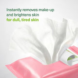 Simple Protect N Glow biodegradable face wipes instant glow pack of 20 (British brand)