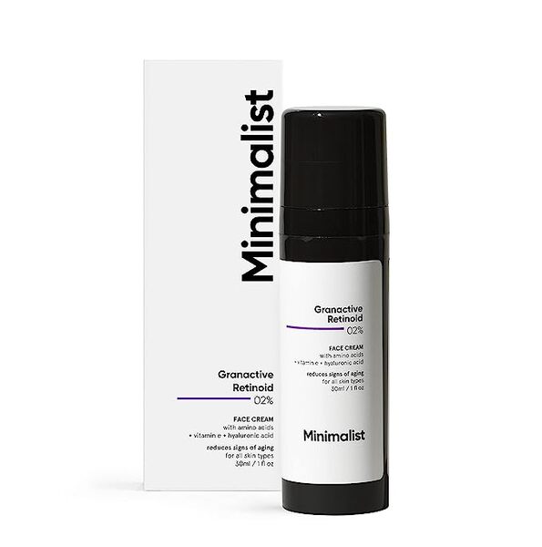 Minimalist Granactive Retinoid 02% face cream 30ml, imported from the UK