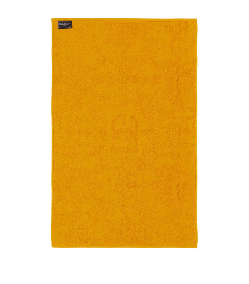 Dolce&Gabbana cotton jacquard bath mat 87cm x 54cm - British product