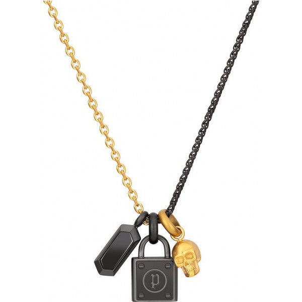 Police black necklace stylish men's accessory, UK version