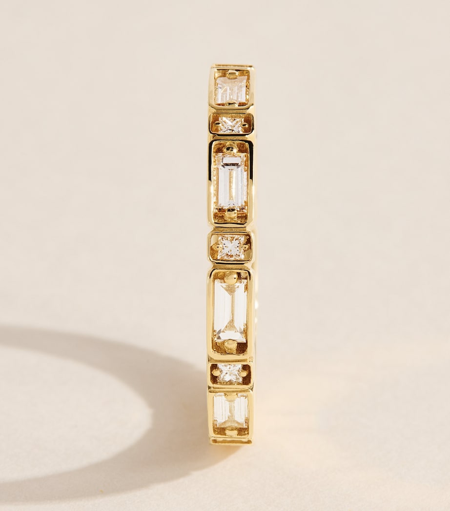 Suzanne Kalan yellow gold diamond eternity ring - British product