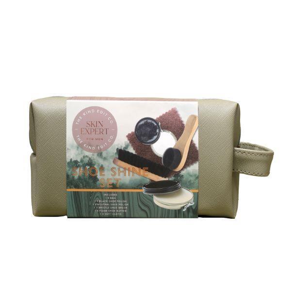 The Kind Edit Co. shoe shine gift set, imported from the UK