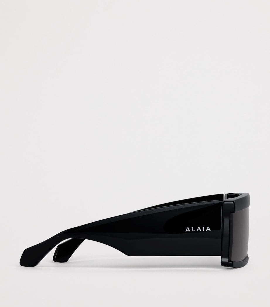Alaïa Mask 99 acetate rectangle sunglasses - British product