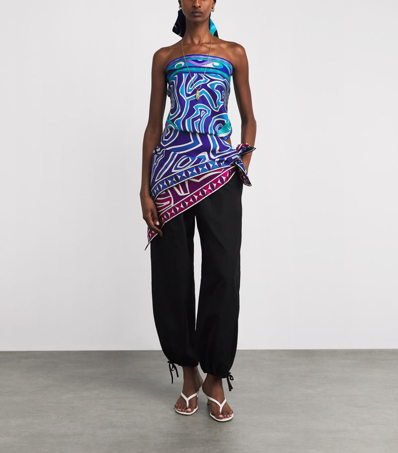 PUCCI silk scarf Labirinto 90x90cm - British product