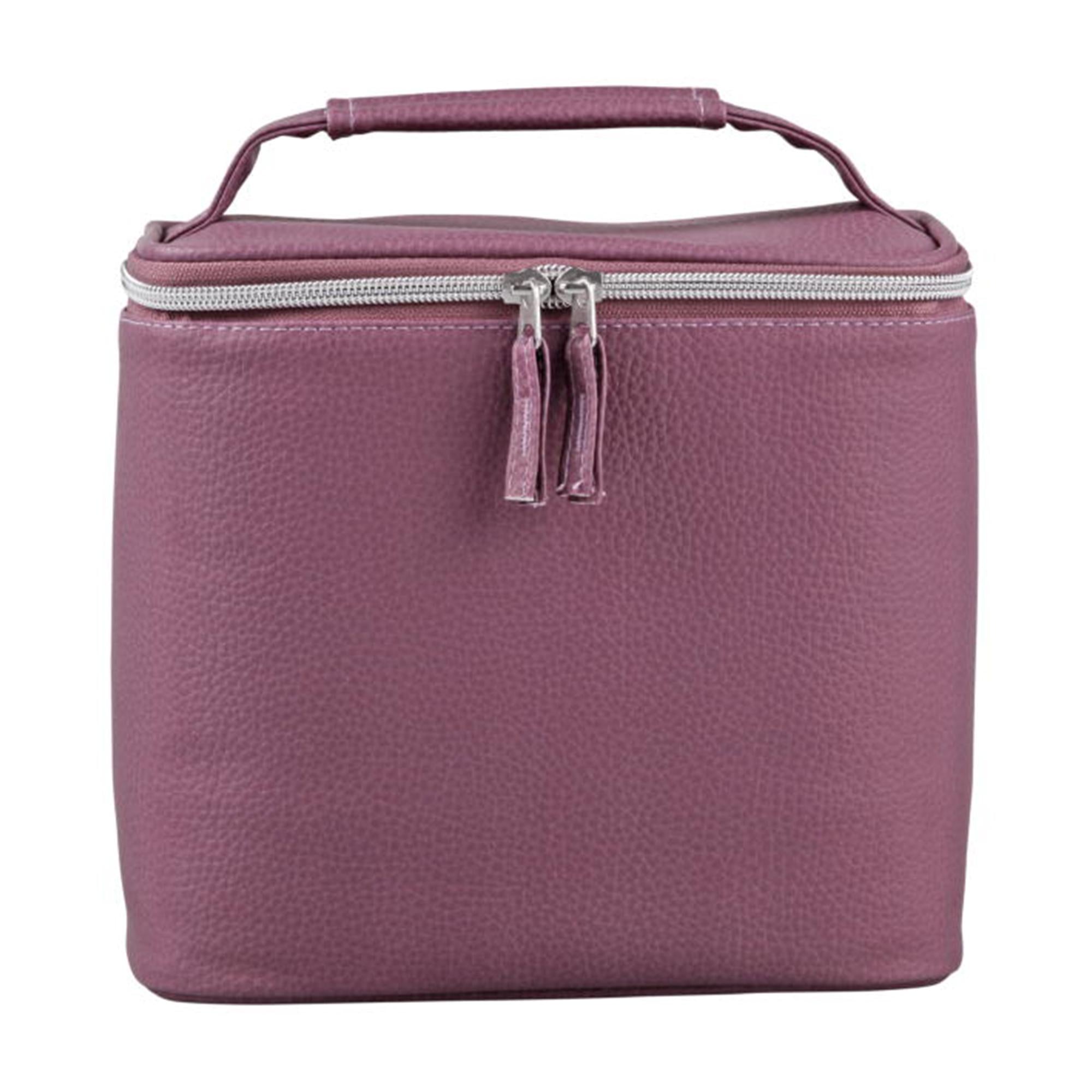 Sainsbury's Home Faux Leather Lunch Bag Burgundy GOODS Sainsburys   