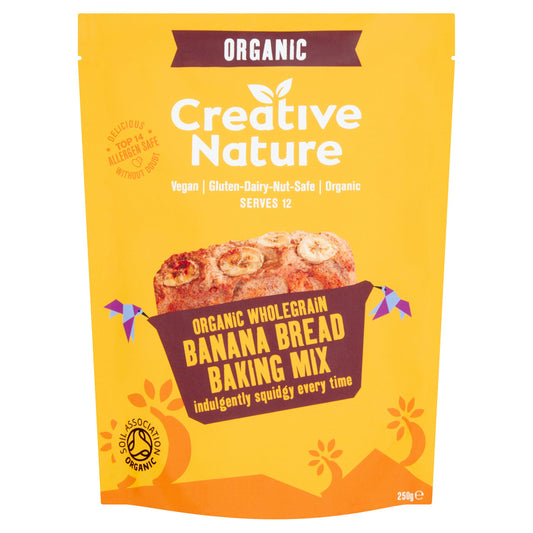 Creative Nature Whole Grain Banana Bread Mix 250g gluten free Sainsburys   