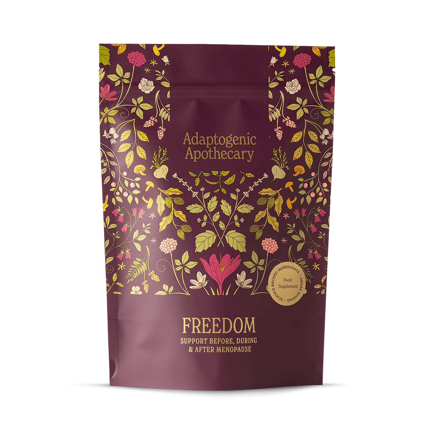 Adaptogenic Apothecary Freedom menopause powder, imported from the UK