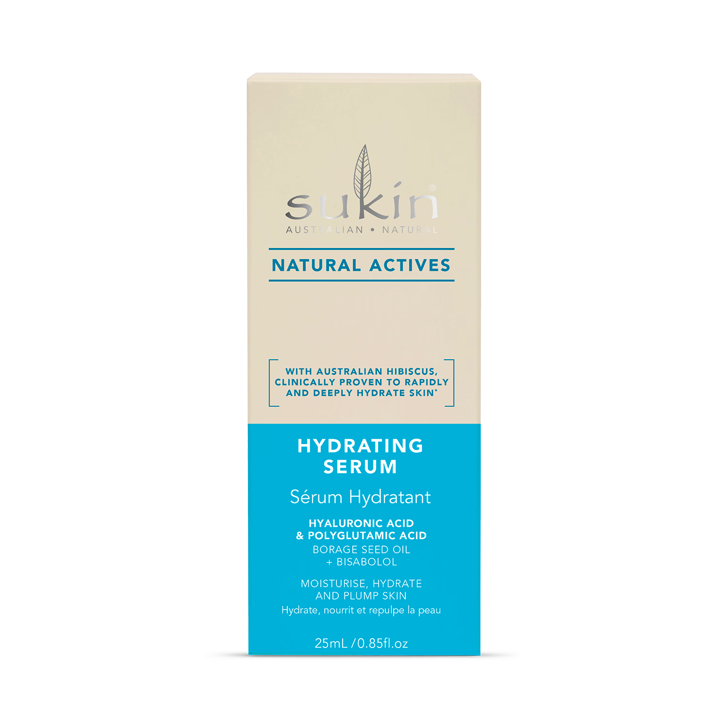 Sukin Natural Actives Hydrating Serum 25ml - British product