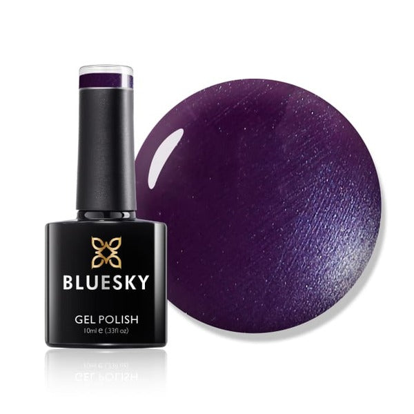 Bluesky Violette Sparkle gel polish, imported from the UK