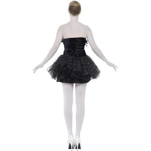 Smiffys Gothic Swan masquerade costume in black (British brand)