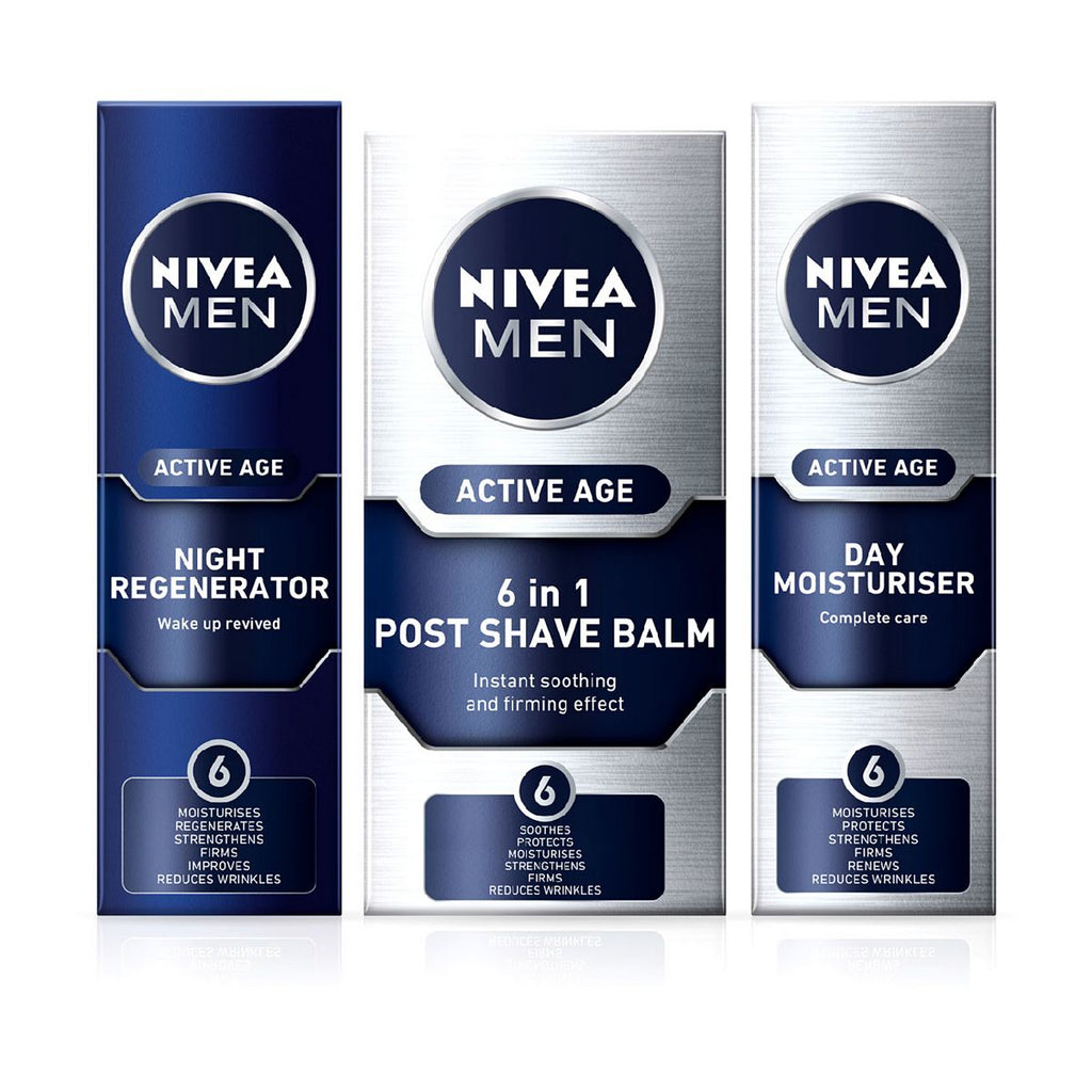 NIVEA MEN Active Age Face Moisturiser Bundle Set