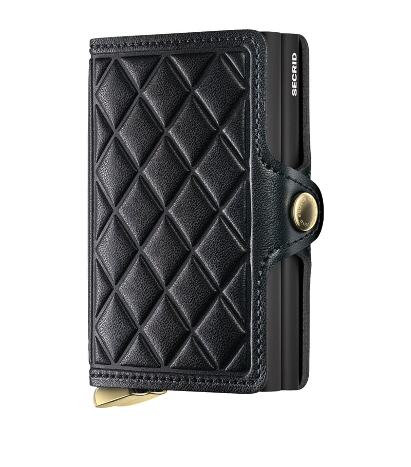 Secrid leather diamond-embossed Twinwallet imported from the UK