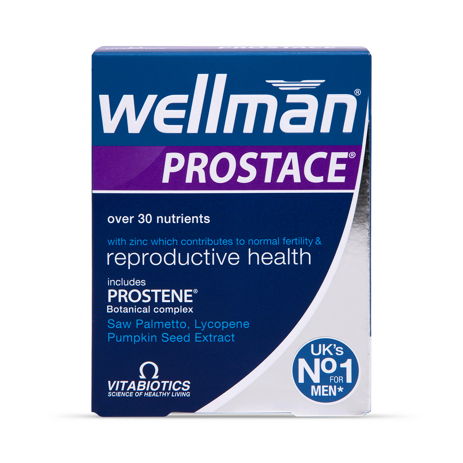 Vitabiotics Wellman Prostace Men's Tablets 60 Tablets (British brand)