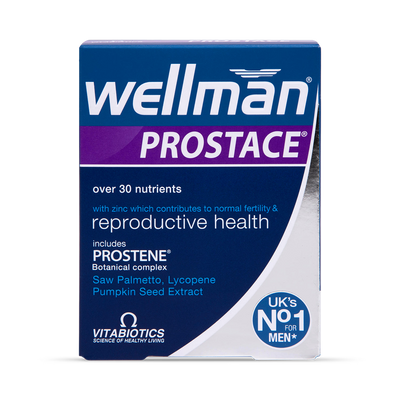 Holland & Barrett Vitabiotics Wellman Prostace Men's Health Supplement 60 Tablets- Buy online at McGrocer