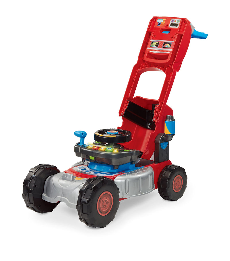 VTech 3-in-1 Mow and Grow tractor toy with sing-along songs for toddlers (British brand)