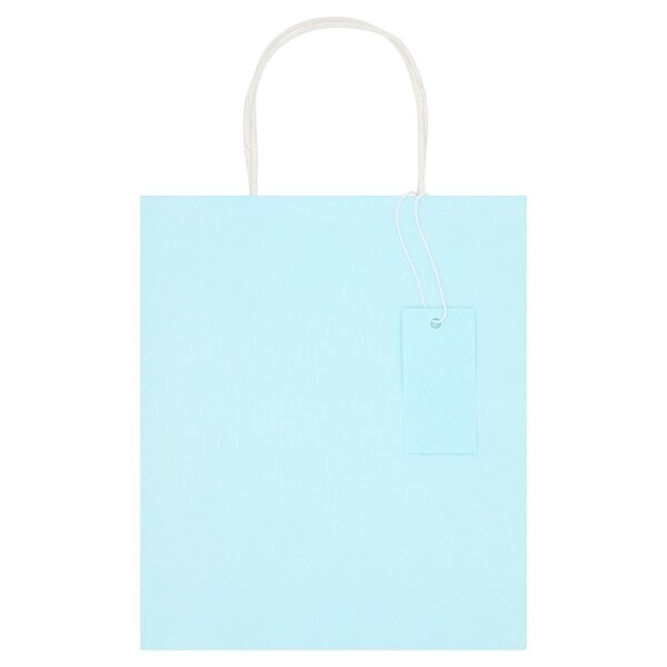 Medium Recyclable Kraft Gift Bag for All Occasions GOODS Superdrug Blue  