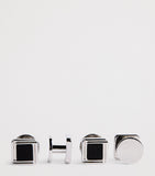 Babette Wasserman Celtic onyx cufflinks set, British brand