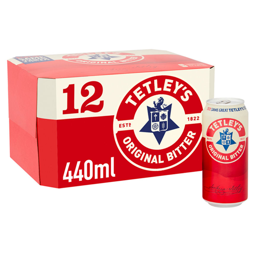 Tetley's Original Bitter 12 x 440ml GOODS ASDA   