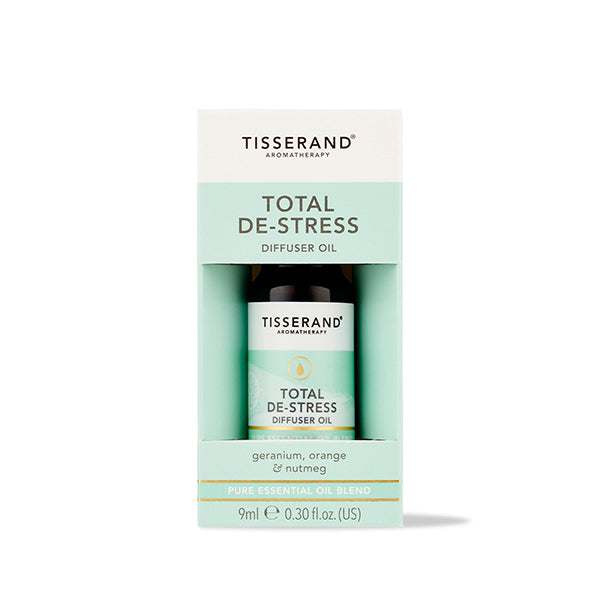 Tisserand total de-stress diffuser oil 9ml, imported from the UK