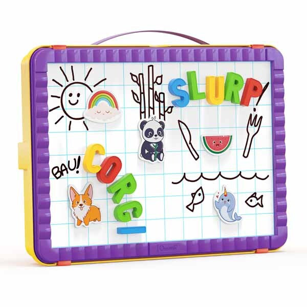 Quercetti Magnetino Letters magnetic alphabet learning toy (British brand)