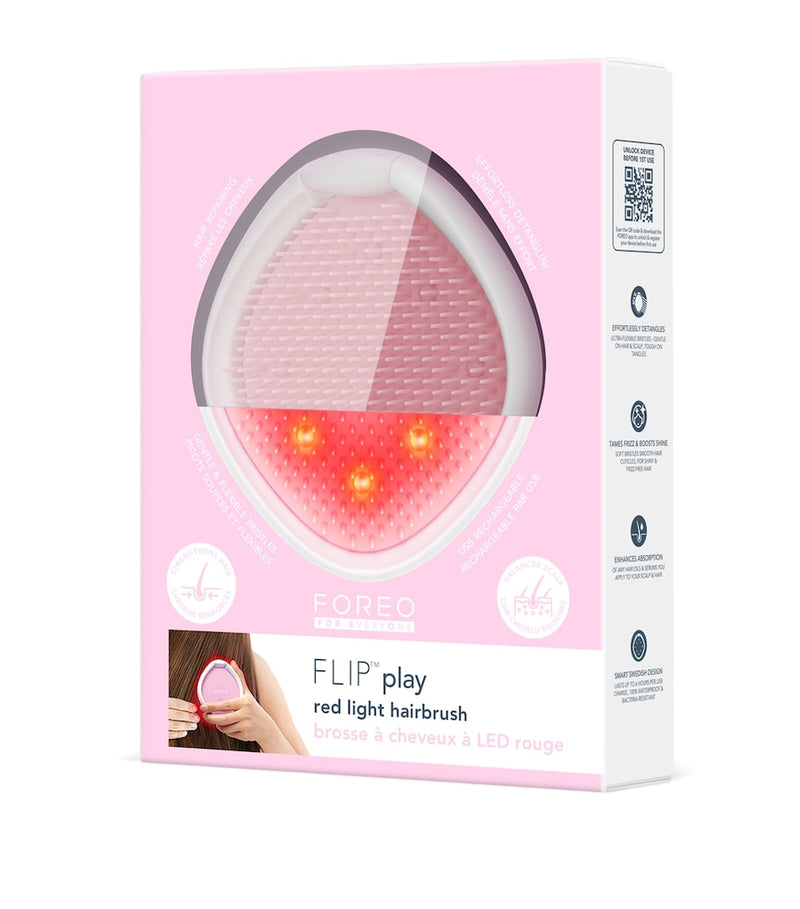 Foreo FLIP Play red light hairbrush, imported from the UK