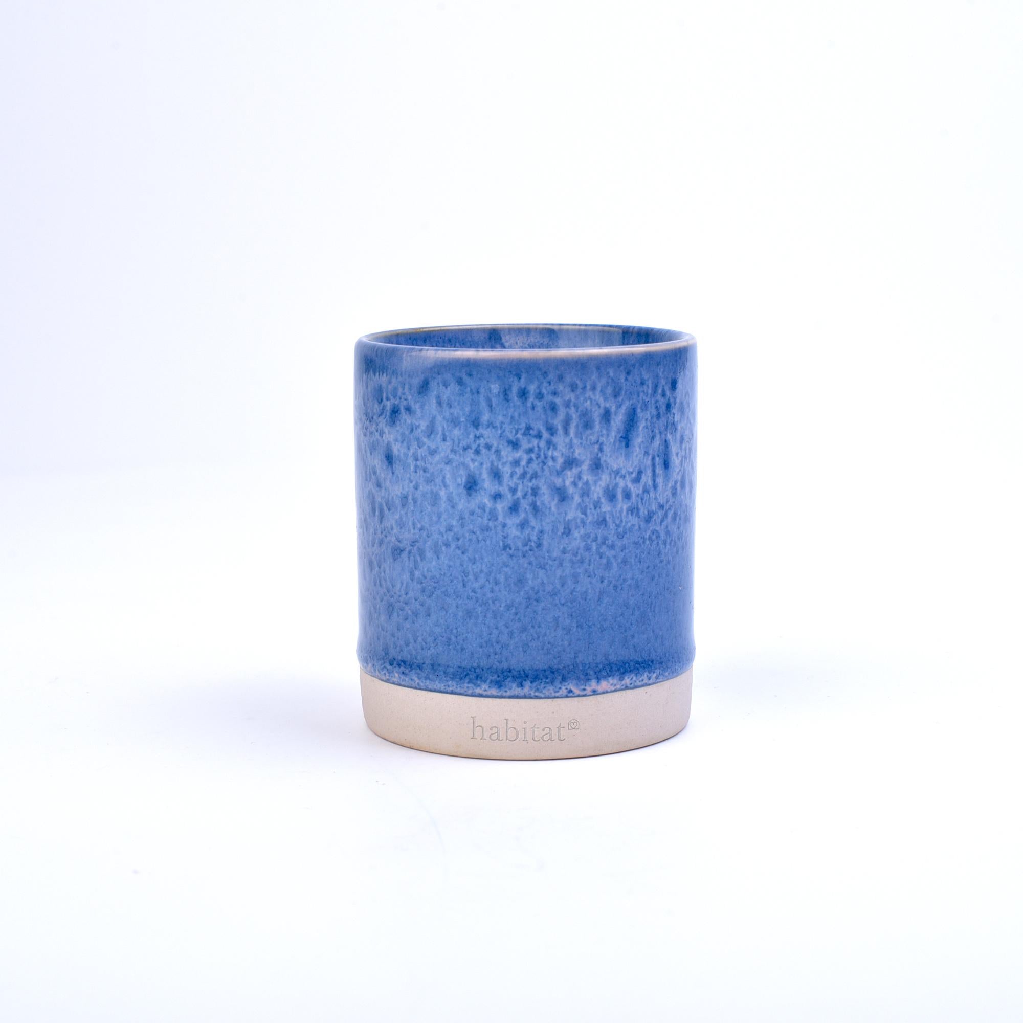 Habitat Modern Small Ceramic Candle - Seaside Walk GOODS Sainsburys   