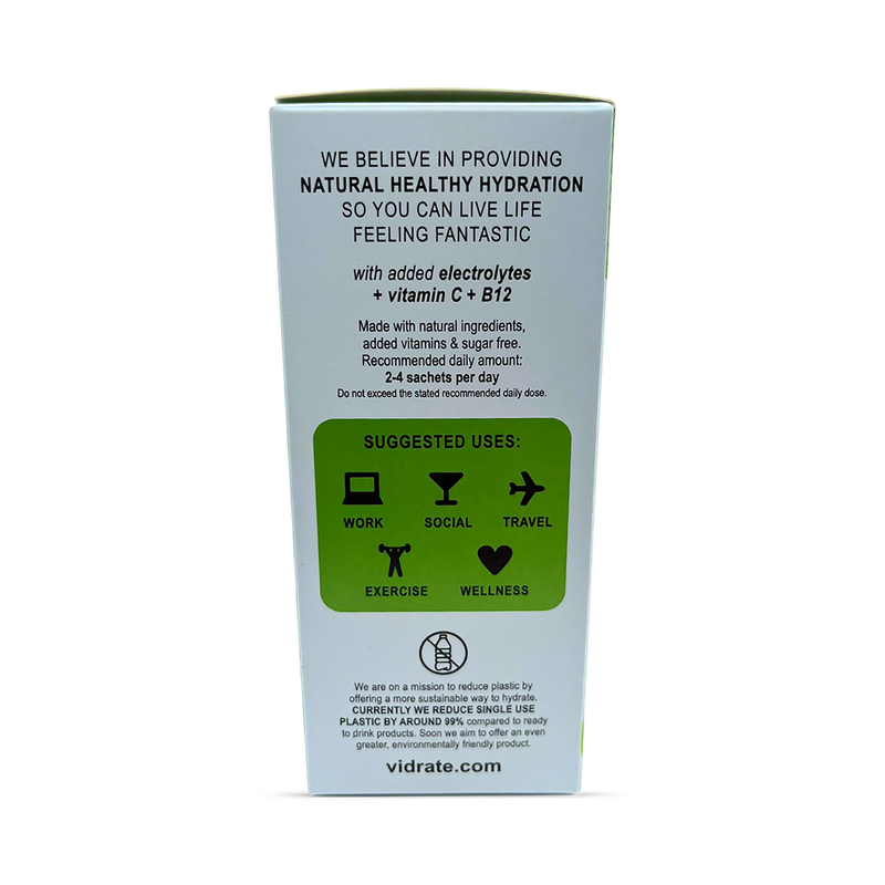 Vidrate hydration sachets Apple & Mango 12-pack - British product
