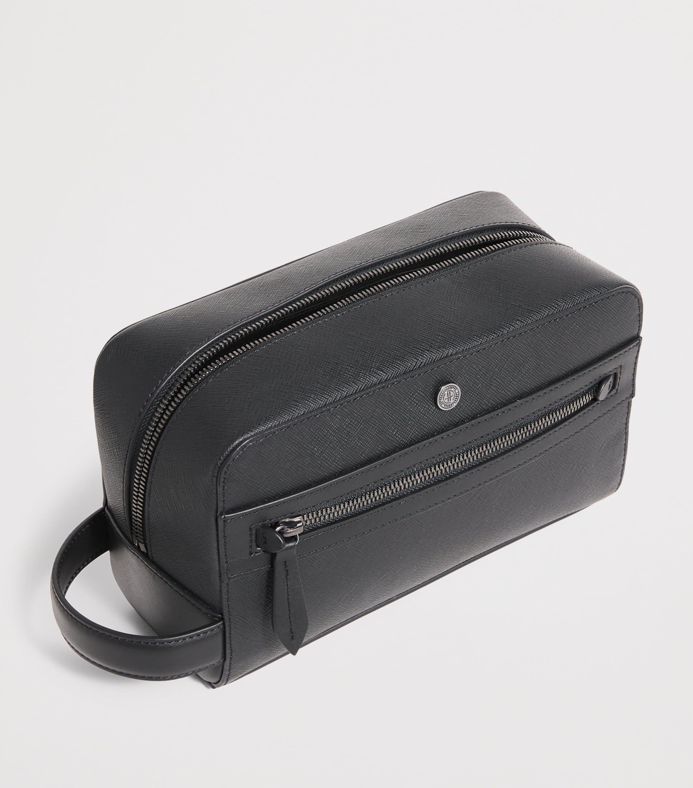 Harrods leather wash bag, UK version