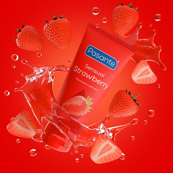 Pasante strawberry flavoured lubricant 75ml - British product