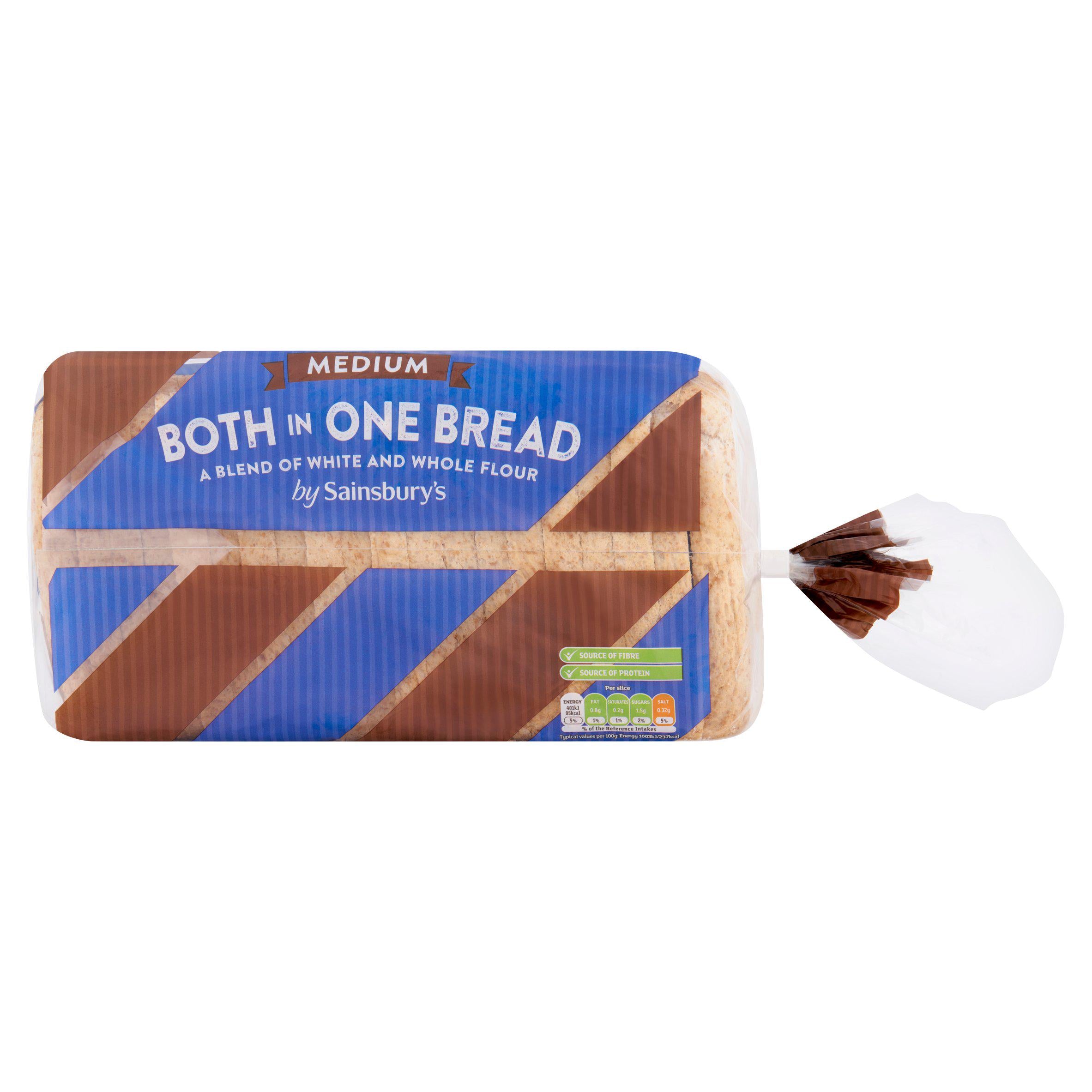 Sainsbury's Medium Both in One Bread 800g GOODS Sainsburys   