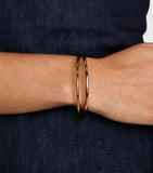 Astrid & Miyu crossover illusion twist bangle, imported from the UK