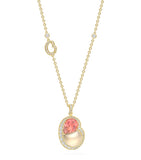 Boodles Motherhood necklace pink tourmaline moonstone diamonds, UK version
