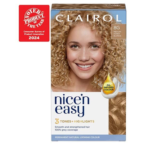 Clairol Nice'n Easy Hair Dye SB1 Ultra Light Beach Blonde GOODS Superdrug 8G Medium Honey Blonde  