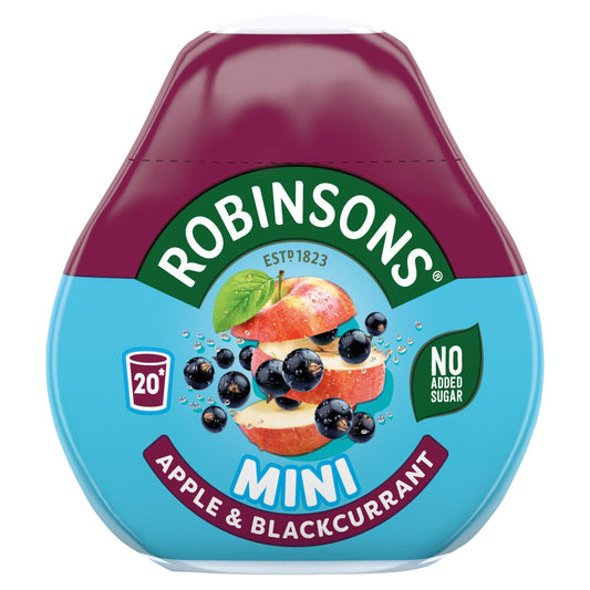Robinsons Mini Apple & Blackcurrant On the Go Squash 66ml All long life juice Sainsburys   