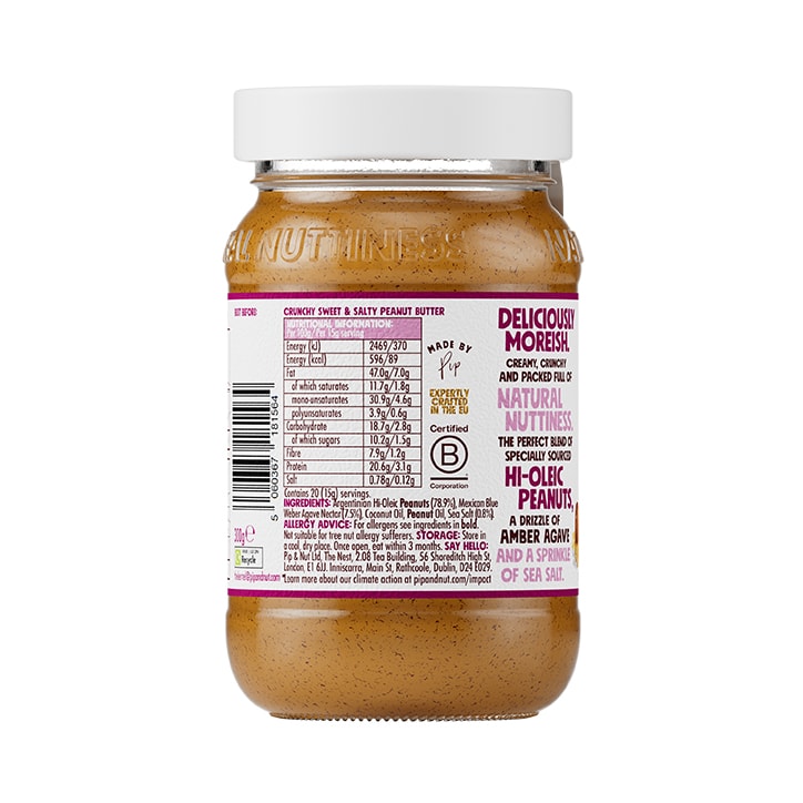 Pip & Nut Smooth Peanut Butter 1kg Nut Butters Holland&Barrett   