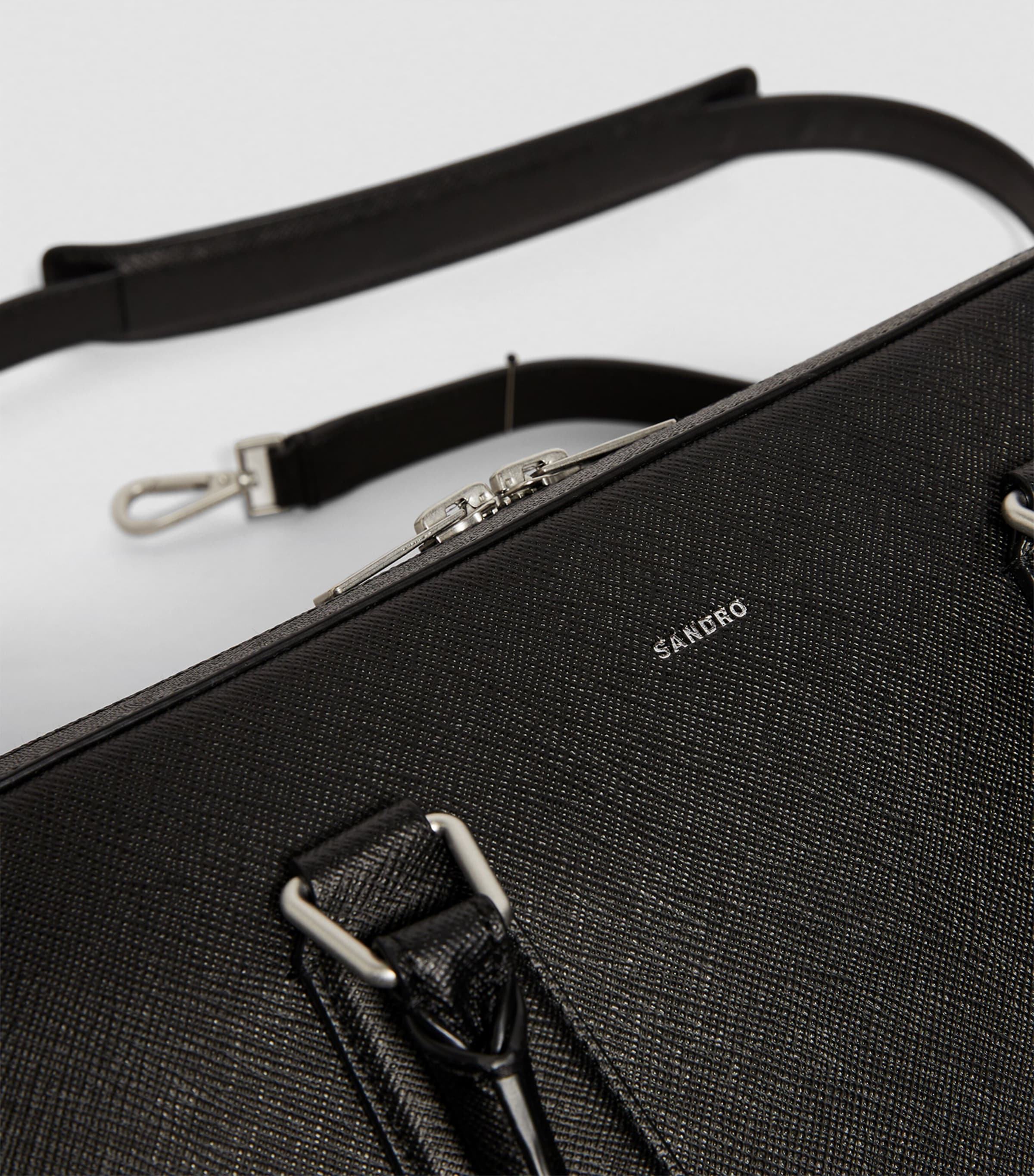 Sandro Paris leather slim briefcase (British brand)