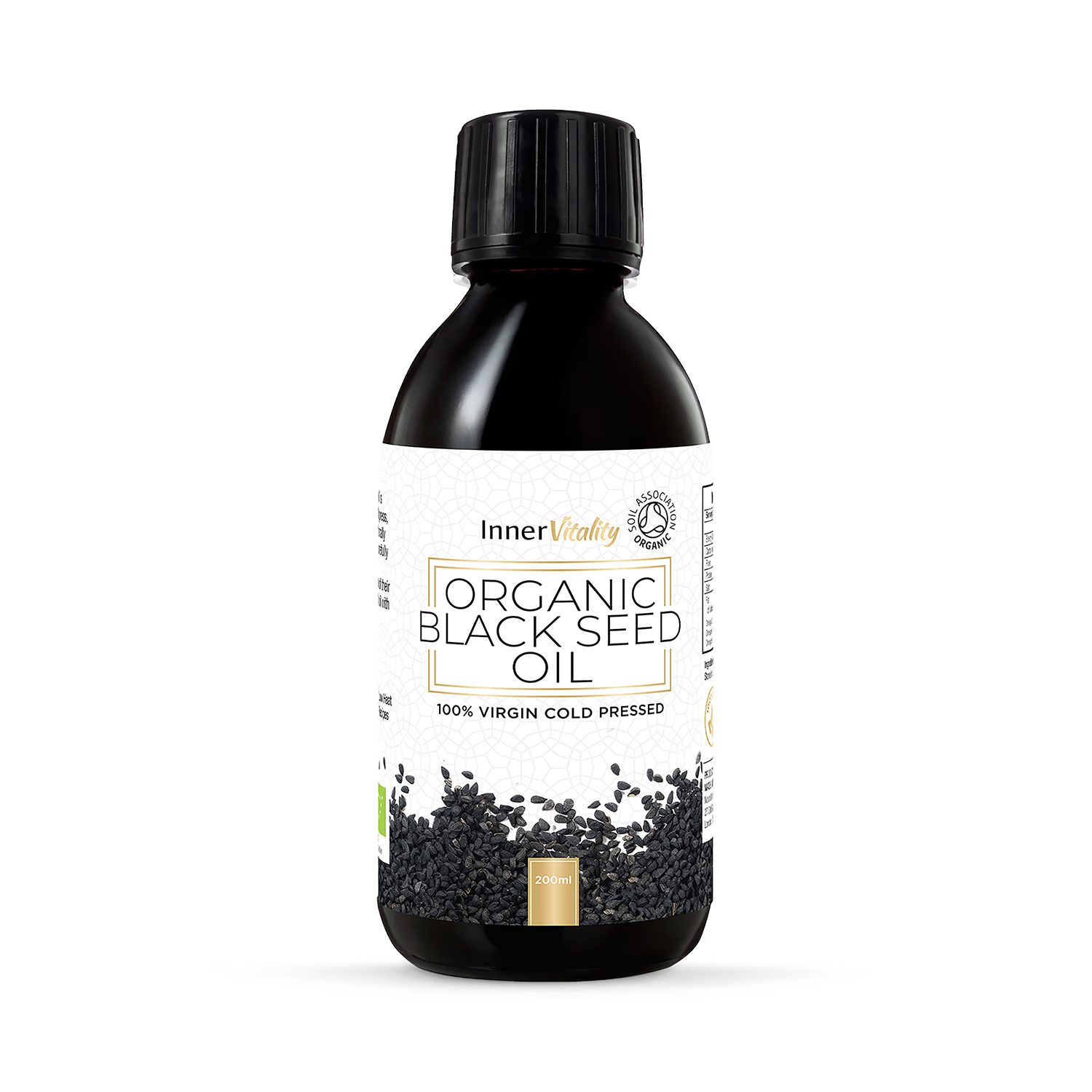 Inner Vitality organic black seed oil 200 ml (British brand)