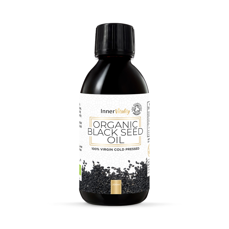 Inner Vitality organic black seed oil 200 ml (British brand)