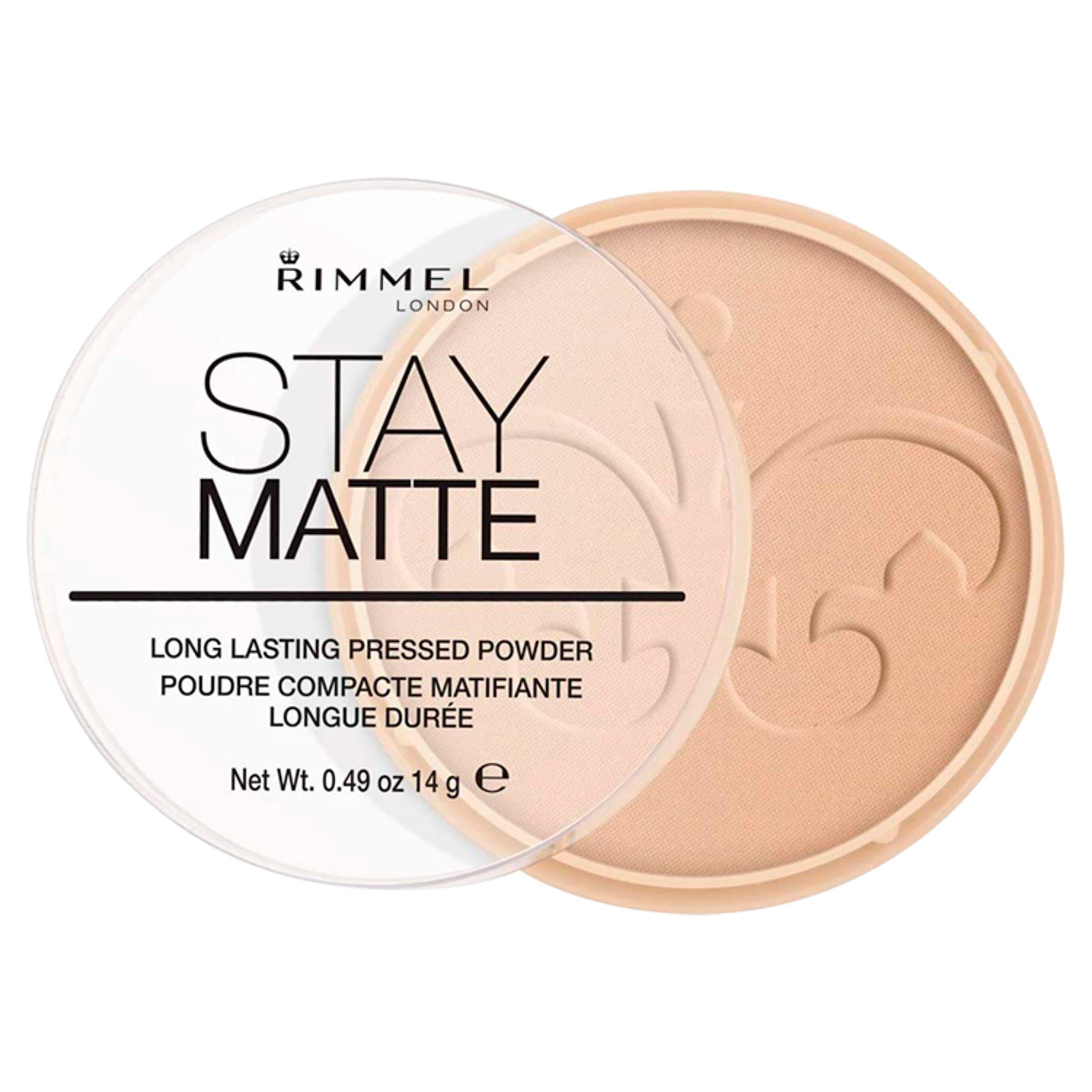 Rimmel London Stay Matte Pressed Powder 004 Sandstorm 14g All Sainsburys   