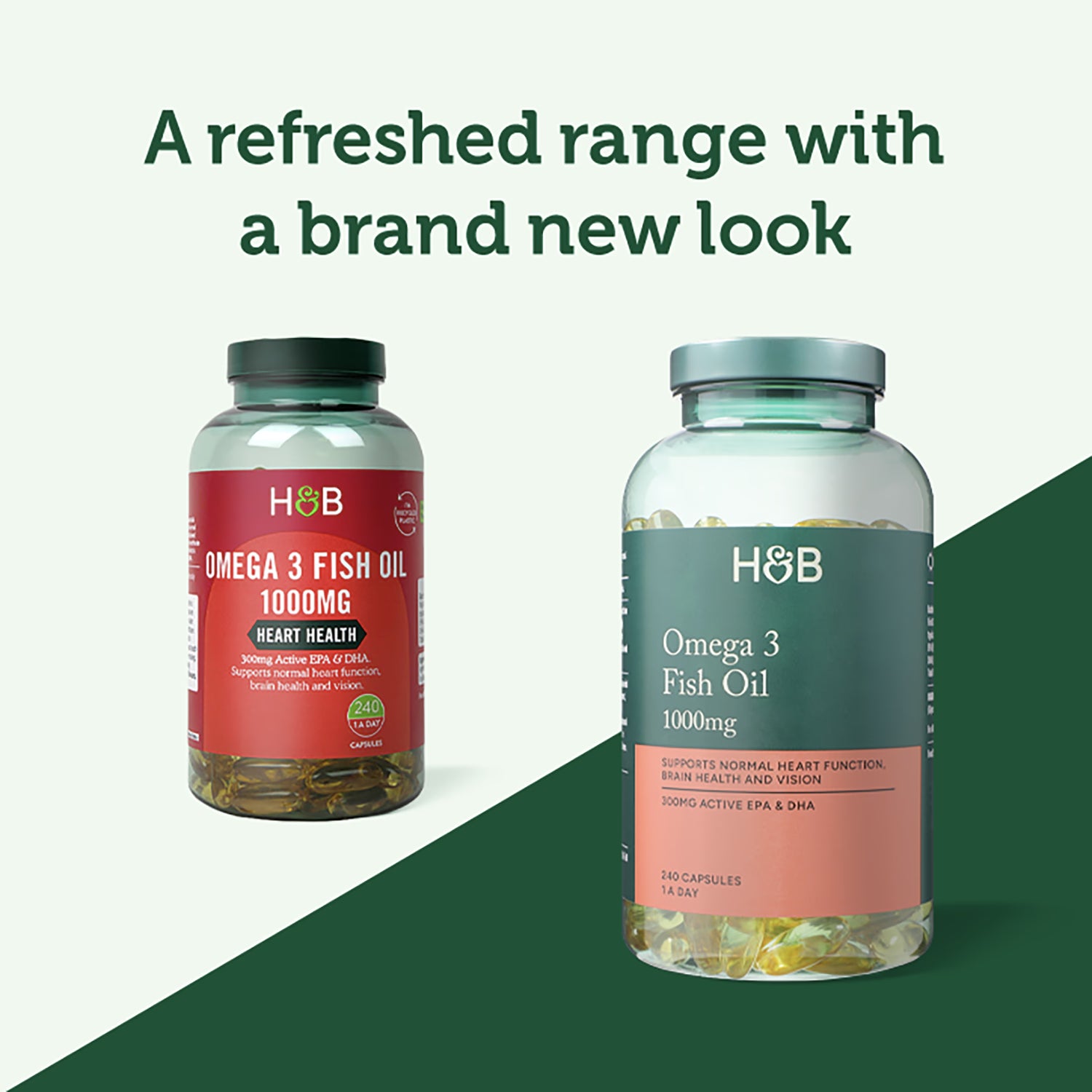 Holland Barrett Omega 3 Fish Oil 1000mg 240 Capsules, UK version