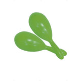 Smiffys maracas plastic assorted neon colours, UK version