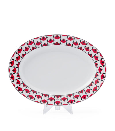 Harrods Vienna Secession Graphic Serving Plate 34cm - اشترِ عبر الإنترنت من McGrocer