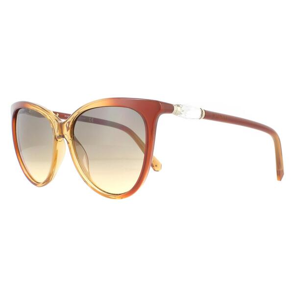 Swarovski cat eye acetate sunglasses brown gradient (British brand)