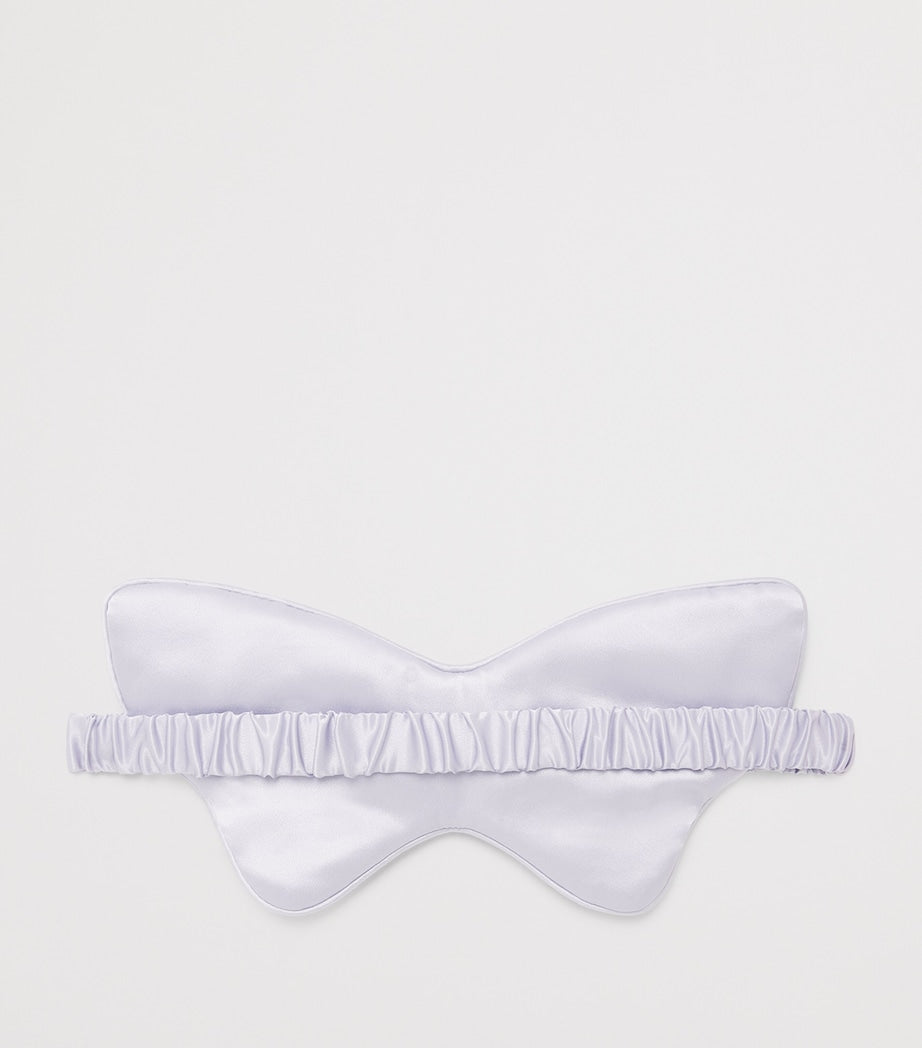 Masque pour les yeux Manito en soie de mûrier papillon avec strass - Produit britannique
