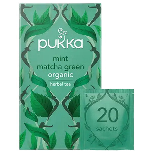 Pukka Herbs Mint Matcha Green tea 20 teabags - British product
