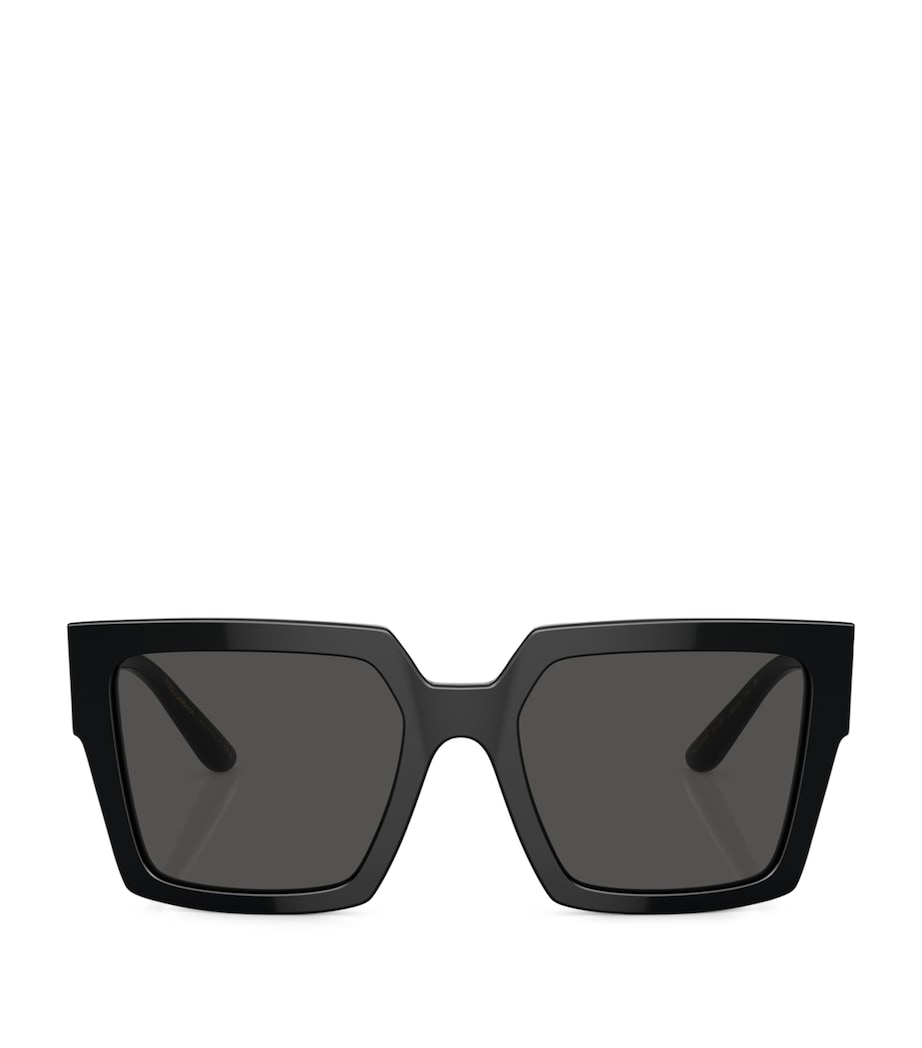 Dolce&Gabbana square sunglasses dark-grey tinted acetate lenses, UK version